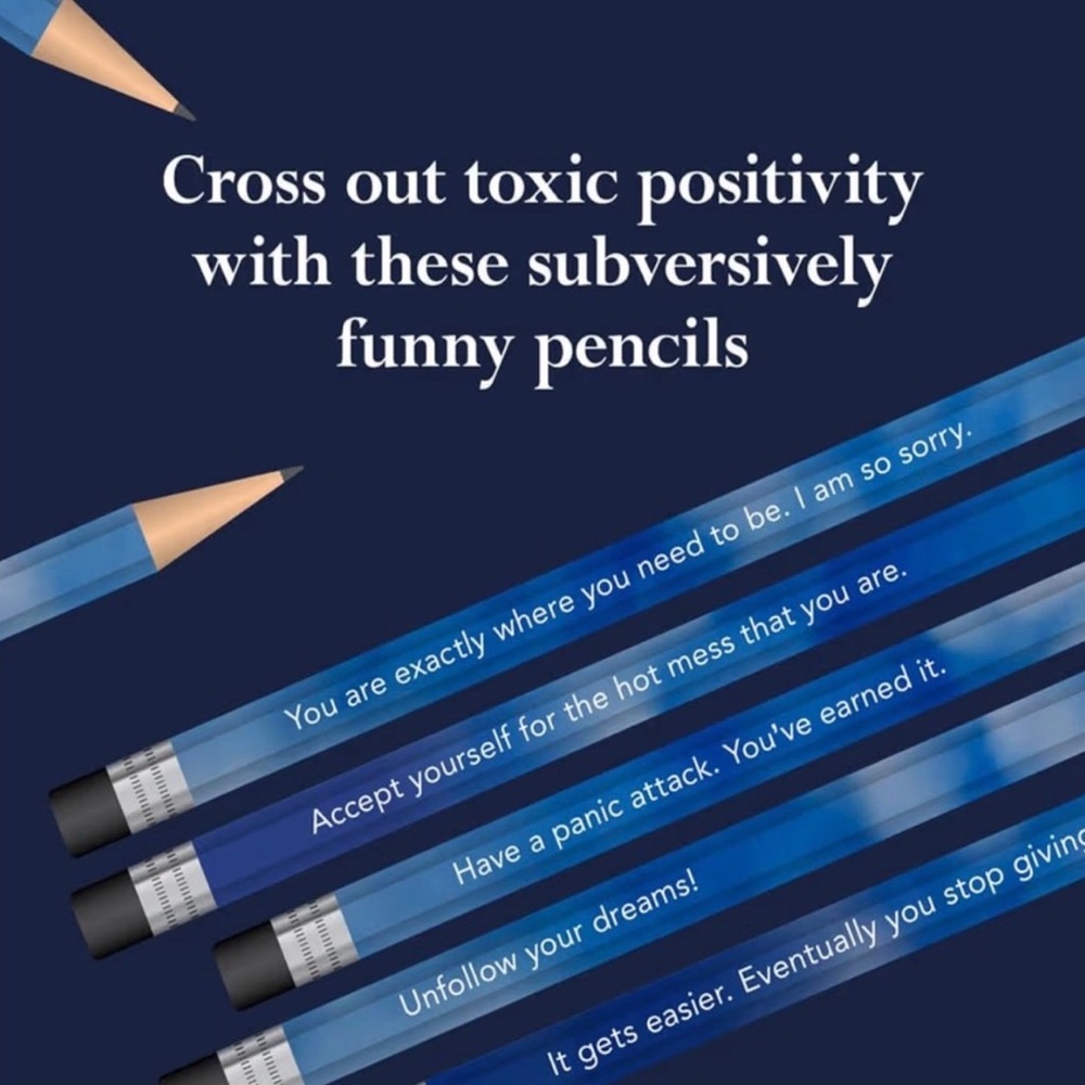 Disappointing Affirmations Pencils - NWT - Picture 2 of 4